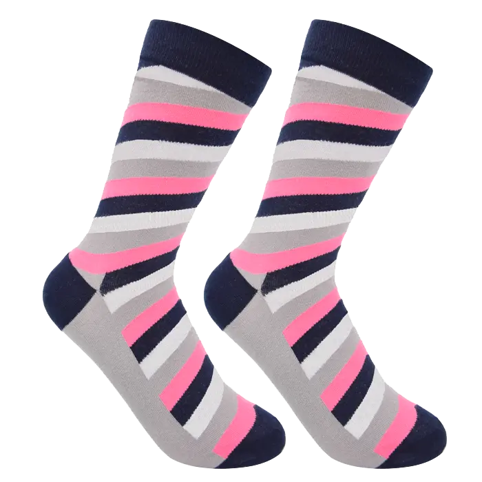 V&J High Quality 200Needle custom happy colorful 100 cotton funny socks