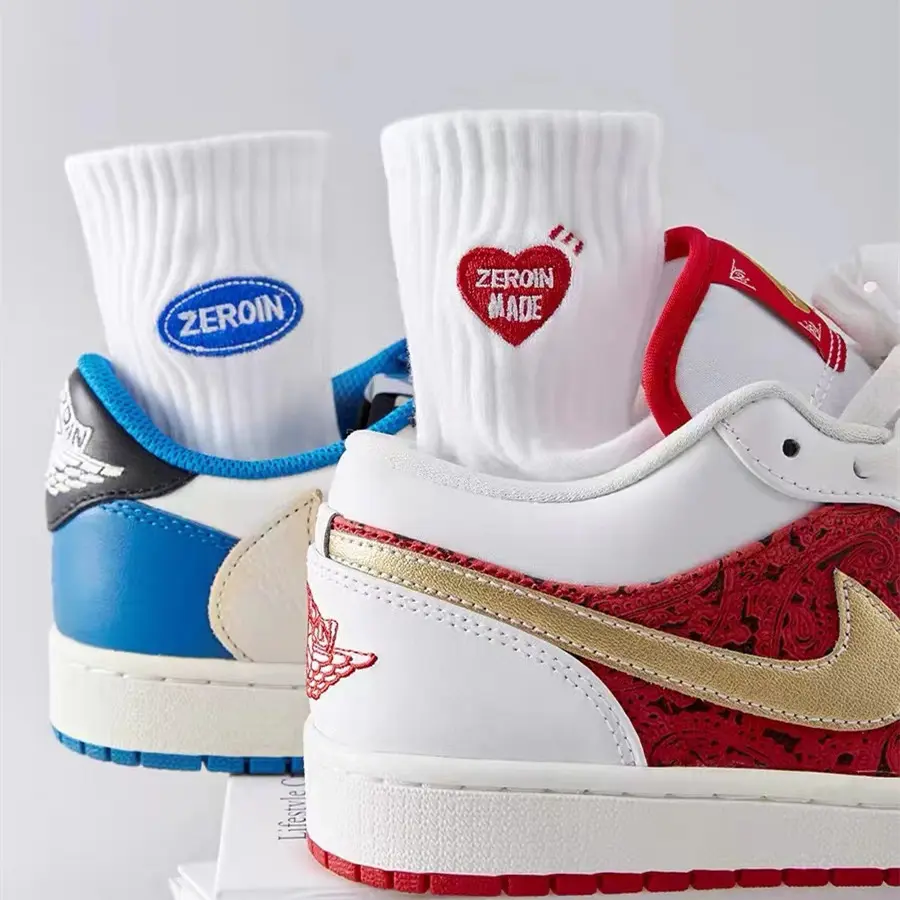 custom embroidery logo crew personalized design sports athletic cushioned socks (1)ly0