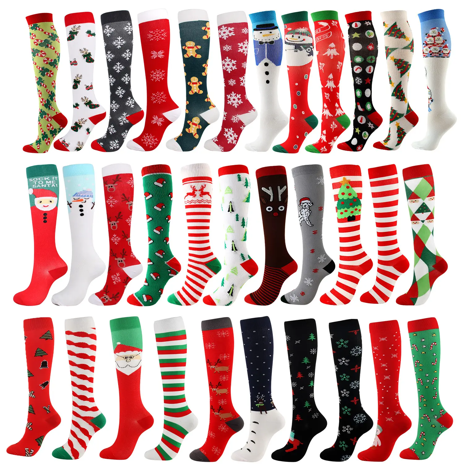 custom women and men knee high medical 2030 mmhg compression socks (1)ofl