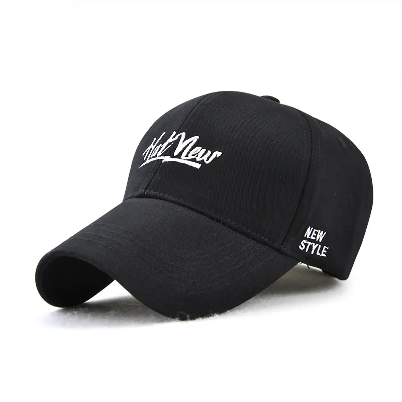 V&J 100% Cotton Mesh Back Adjustable ball Cap With Custom Embroidery Logo