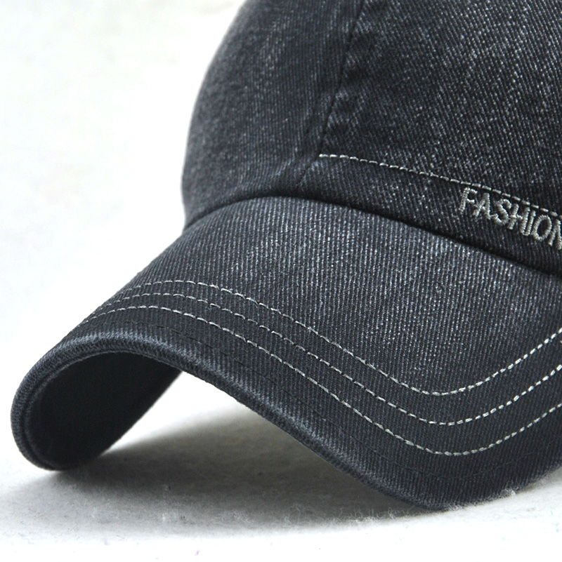V&J 6 panel washed cotton golf dad hat solid plain baseball sports caps (1)30f