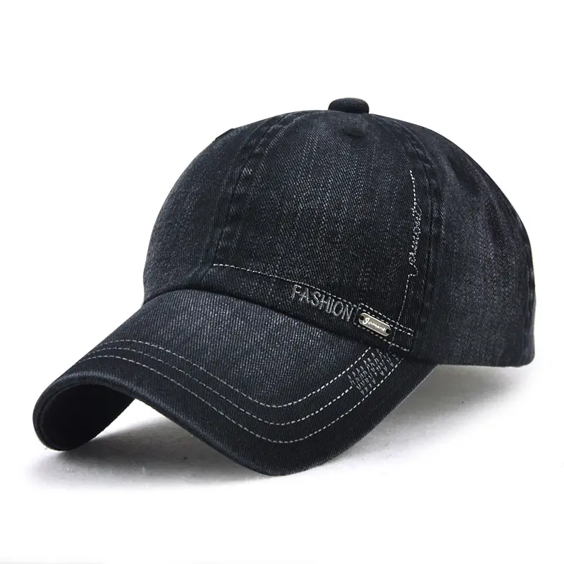 V&J 6 panel washed cotton golf dad hat solid plain baseball sports caps (4)qja
